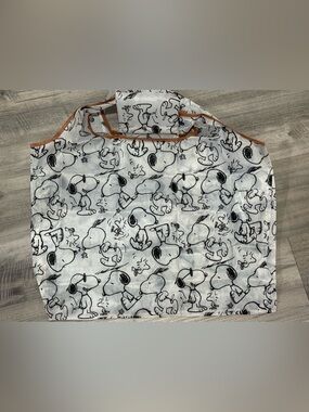 Large 15 x 20inches Snoopy Foldable Reusable Shopping Bag